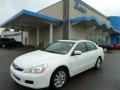 2007 Taffeta White Honda Accord EX-L V6 Sedan  photo #1