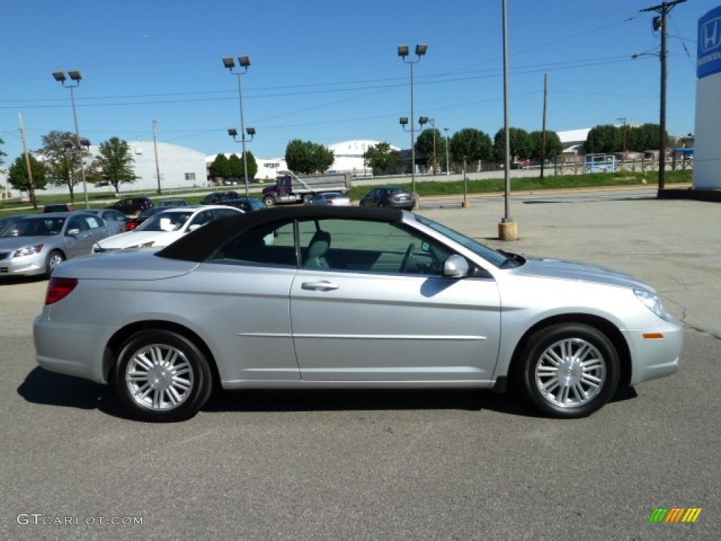 Bright Silver Metallic 2008 Chrysler Sebring Touring Convertible Exterior Photo #53743638
