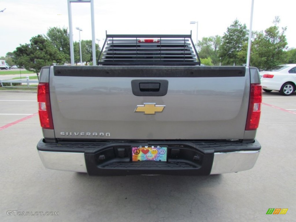 2008 Silverado 1500 Work Truck Extended Cab - Graystone Metallic / Dark Titanium photo #4
