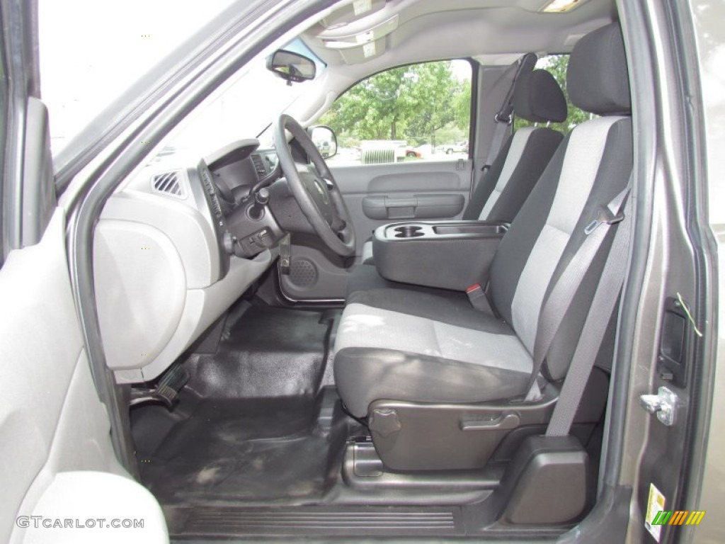 2008 Silverado 1500 Work Truck Extended Cab - Graystone Metallic / Dark Titanium photo #9