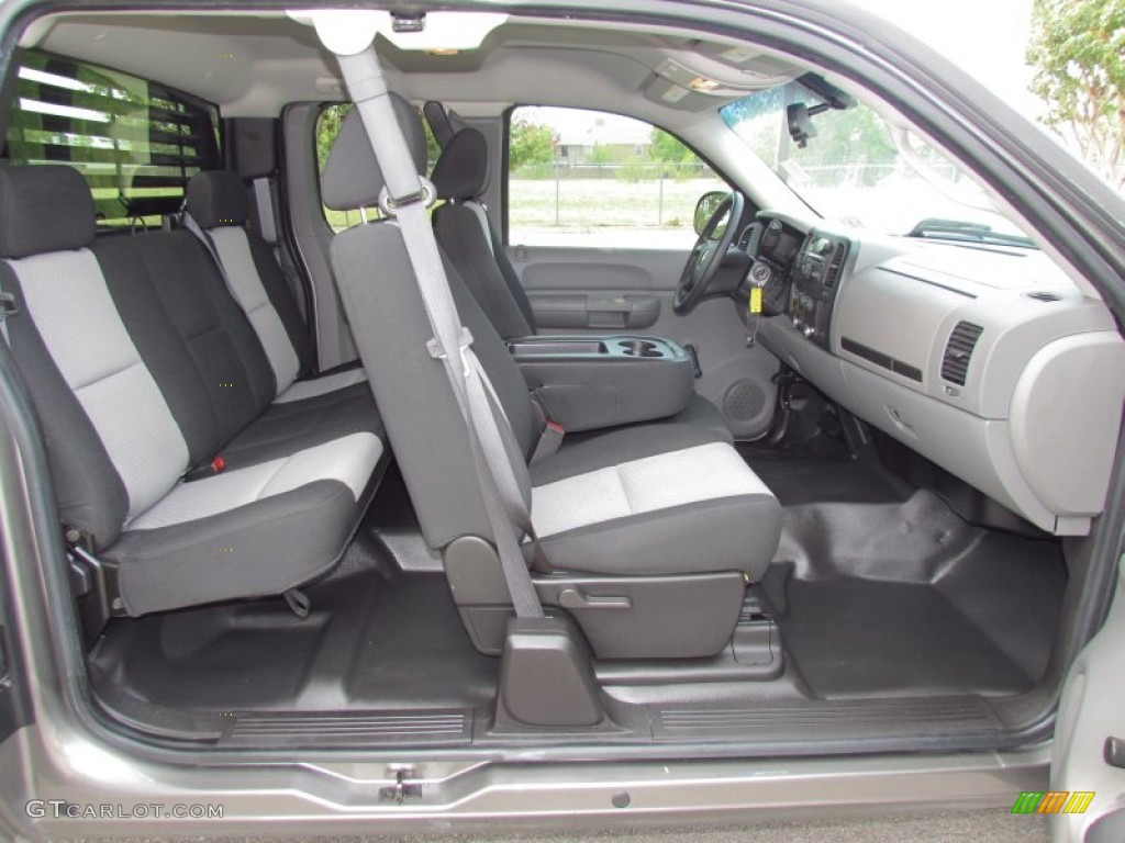 2008 Silverado 1500 Work Truck Extended Cab - Graystone Metallic / Dark Titanium photo #12