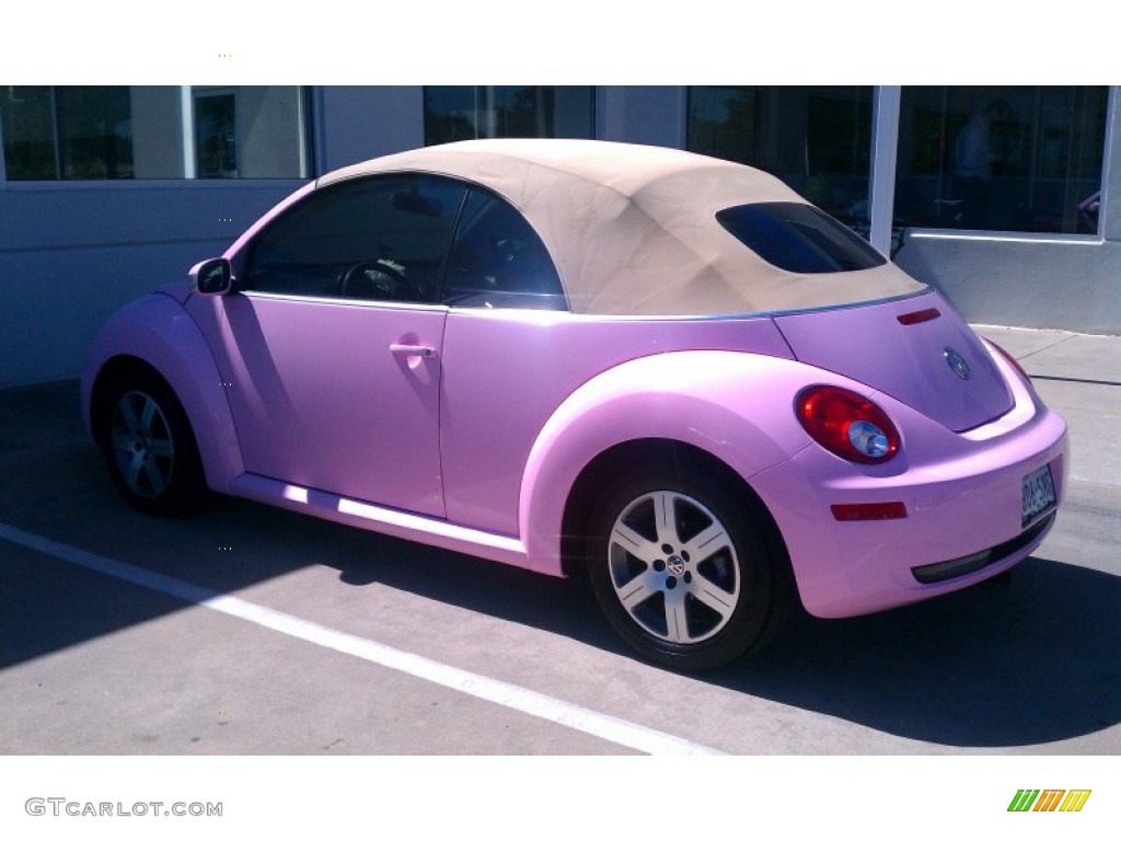 Custom Pink 2006 Volkswagen New Beetle 2.5 Convertible Exterior Photo #53744643