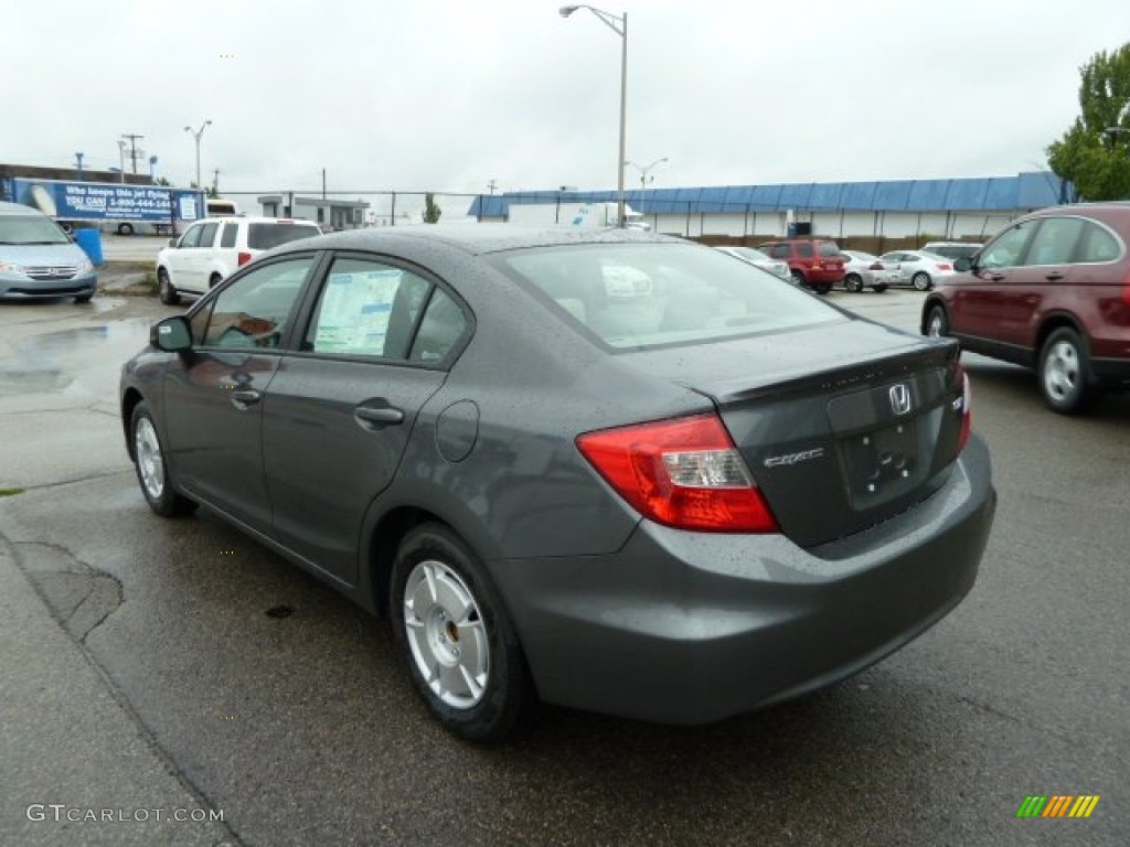 Polished Metal Metallic 2012 Honda Civic HF Sedan Exterior Photo #53744757