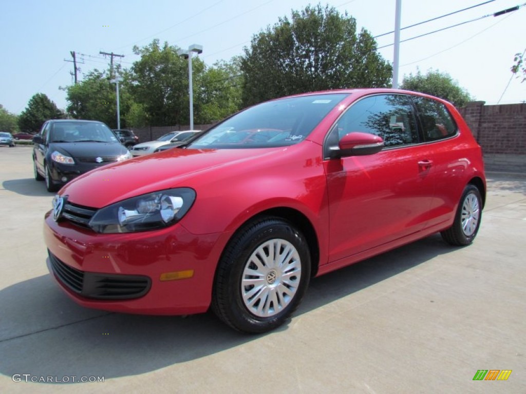 Tornado Red 2012 Volkswagen Golf 2 Door Exterior Photo #53744772