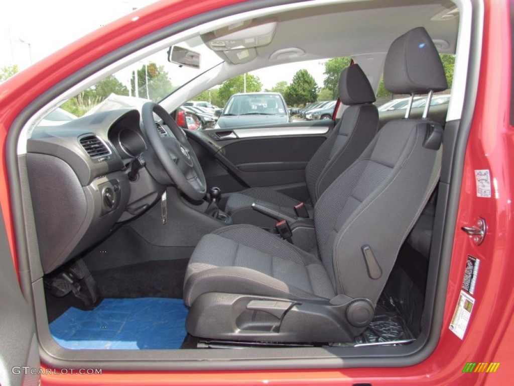 Titan Black Interior 2012 Volkswagen Golf 2 Door Photo #53744784