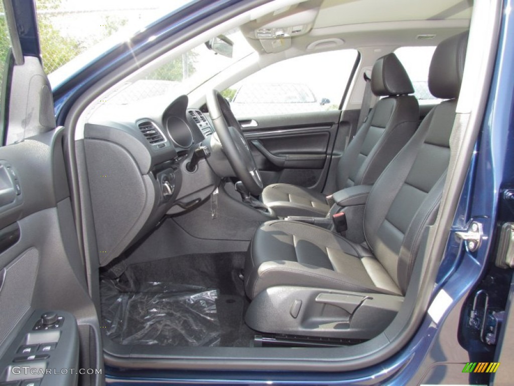 Titan Black Interior 2012 Volkswagen Jetta TDI SportWagen Photo #53744853