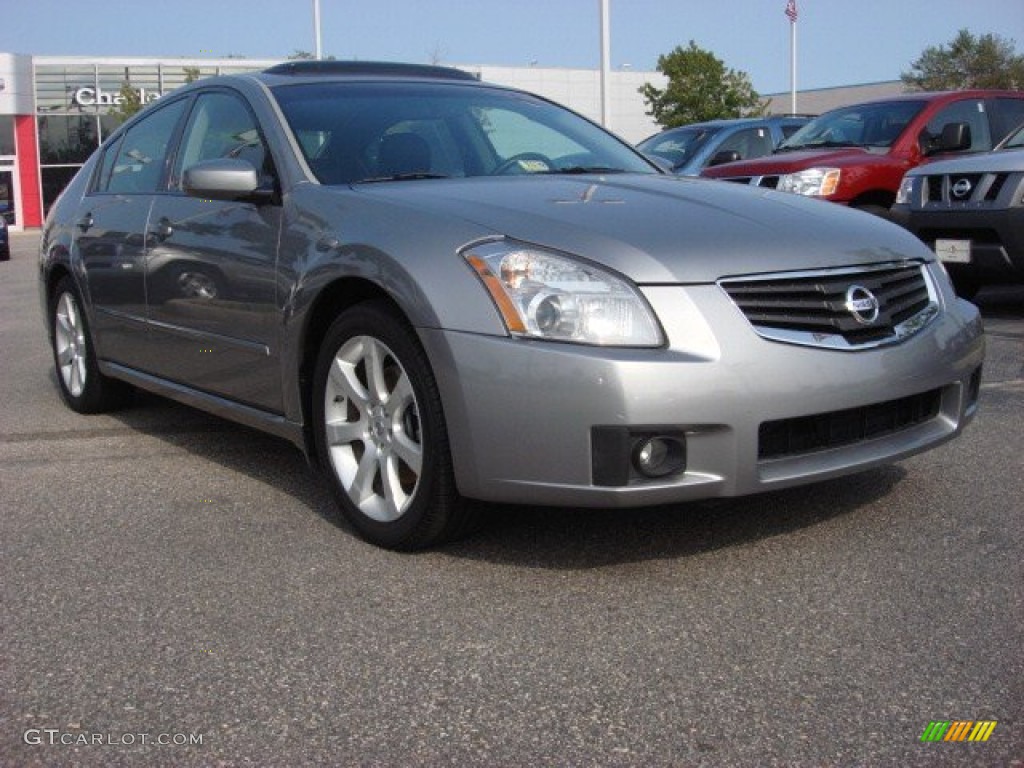 2007 Maxima 3.5 SE - Precision Gray Metallic / Frost photo #1