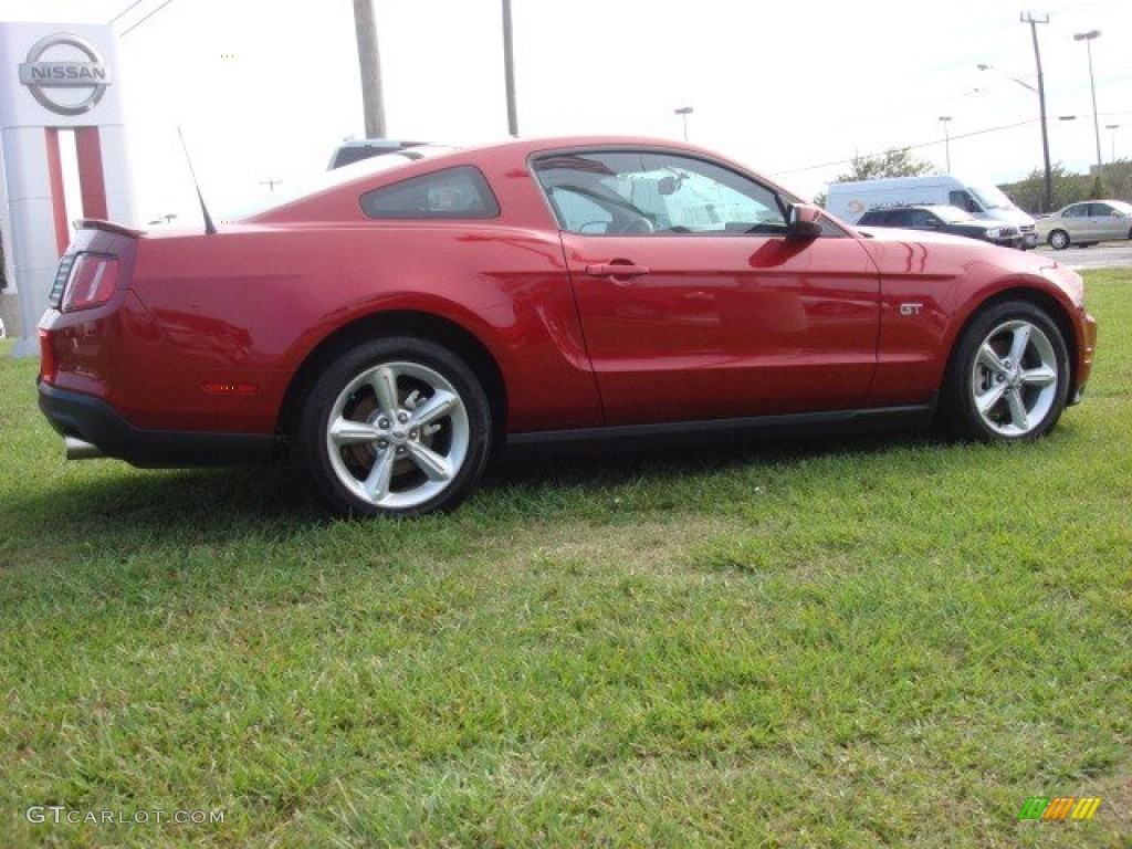 Red Candy Metallic 2010 Ford Mustang GT Premium Coupe Exterior Photo #53745600