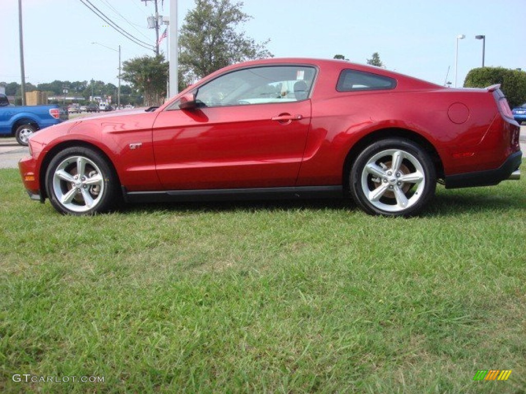 Red Candy Metallic 2010 Ford Mustang GT Premium Coupe Exterior Photo #53745621