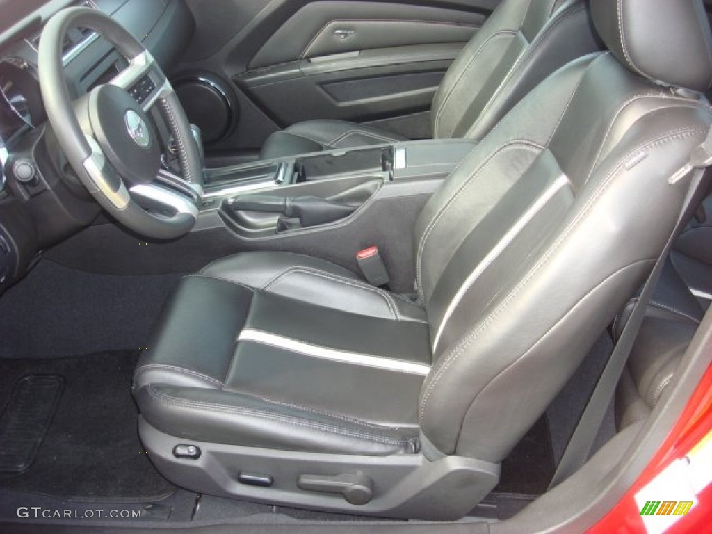 Charcoal Black/Cashmere Interior 2010 Ford Mustang GT Premium Coupe Photo #53745639
