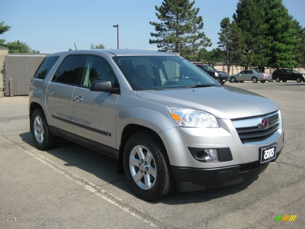 2008 Outlook XE AWD - Silver Pearl / Gray photo #1
