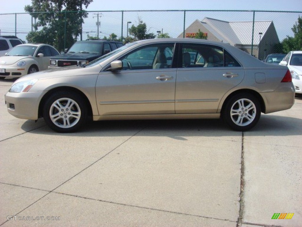 2007 Accord EX-L Sedan - Desert Mist Metallic / Ivory photo #5