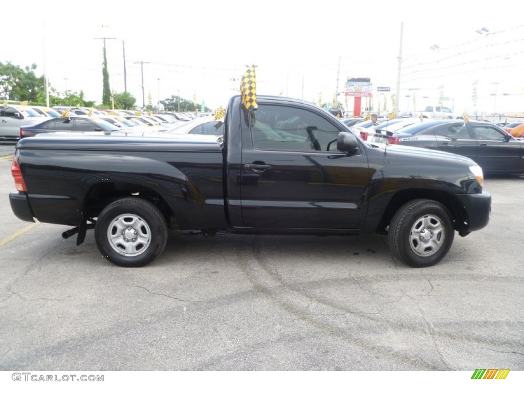 Black Sand Pearl 2005 Toyota Tacoma Regular Cab Exterior Photo #53746188