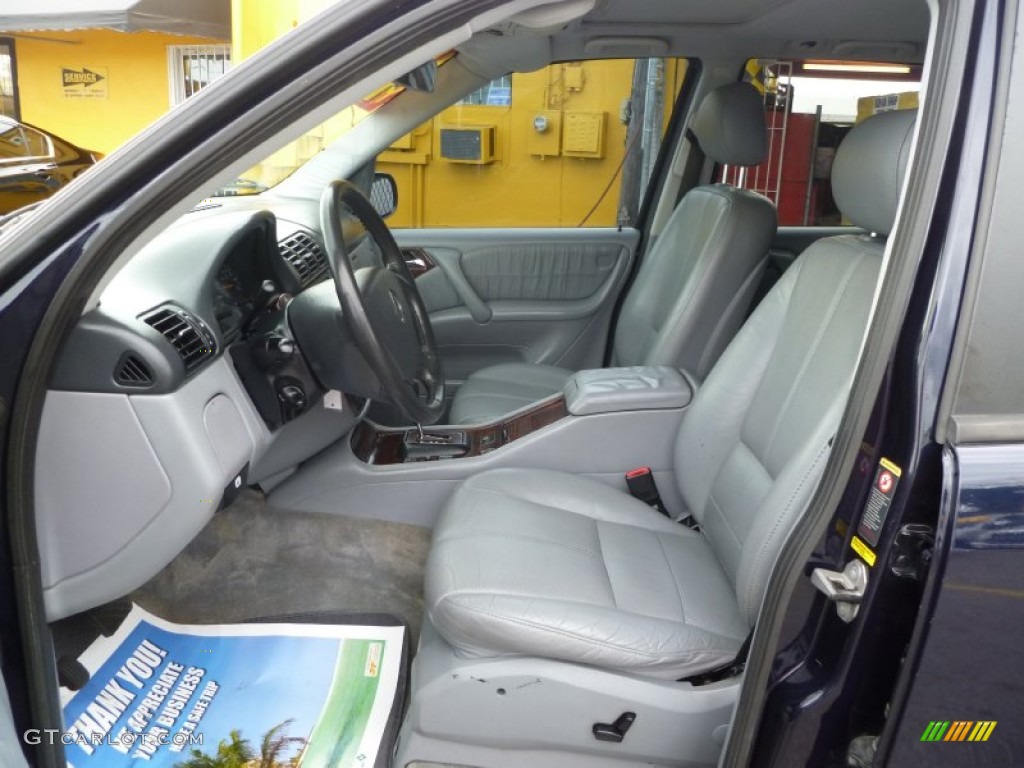 Ash Interior 2003 Mercedes-Benz ML 320 4Matic Photo #53746761