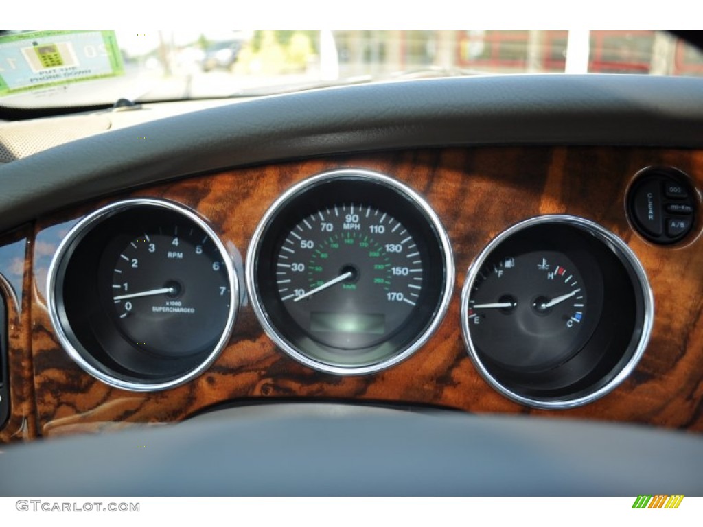 2004 Jaguar XK XKR Convertible Gauges Photo #53748075