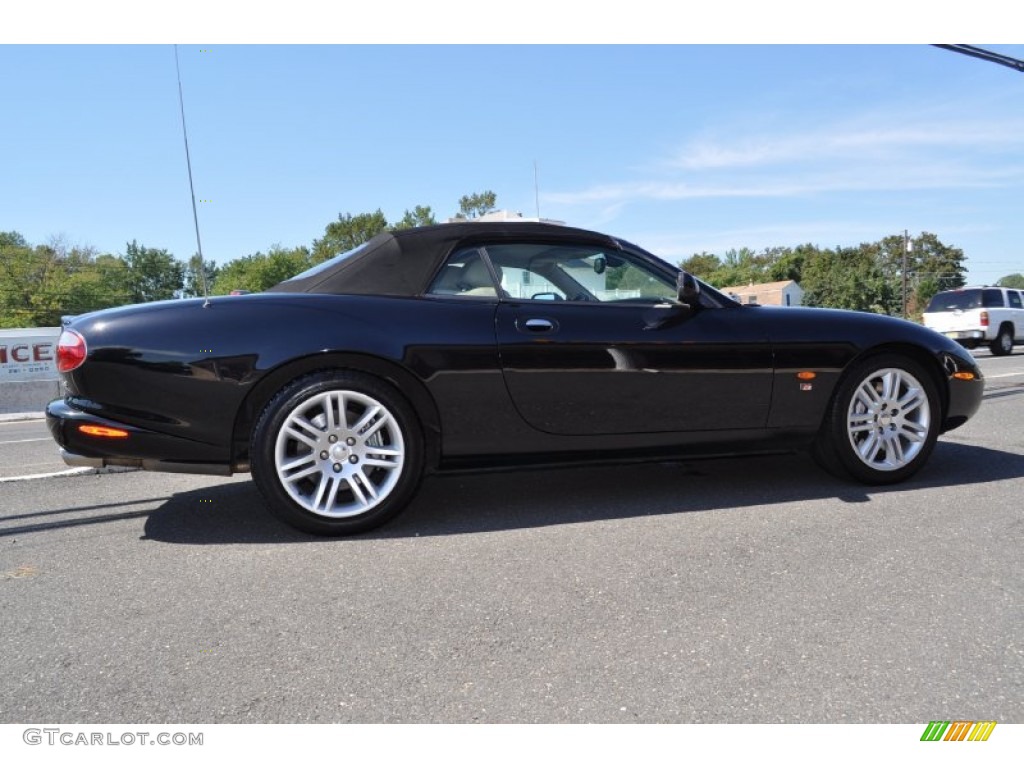 Ebony Black 2004 Jaguar XK XKR Convertible Exterior Photo #53748219