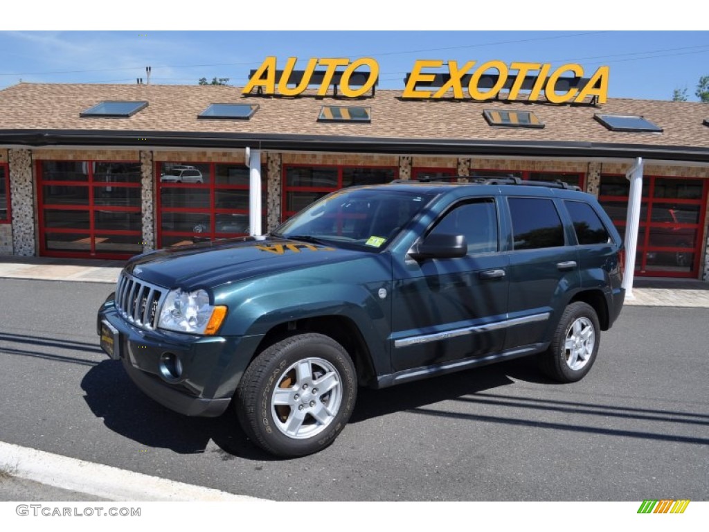 2005 Grand Cherokee Laredo 4x4 - Deep Beryl Green Pearl / Khaki photo #2