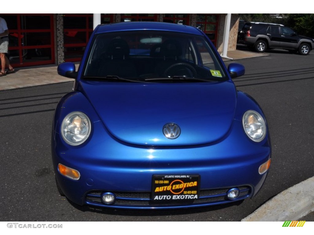 2001 New Beetle GLS Coupe - Techno Blue Pearl / Light Grey photo #22