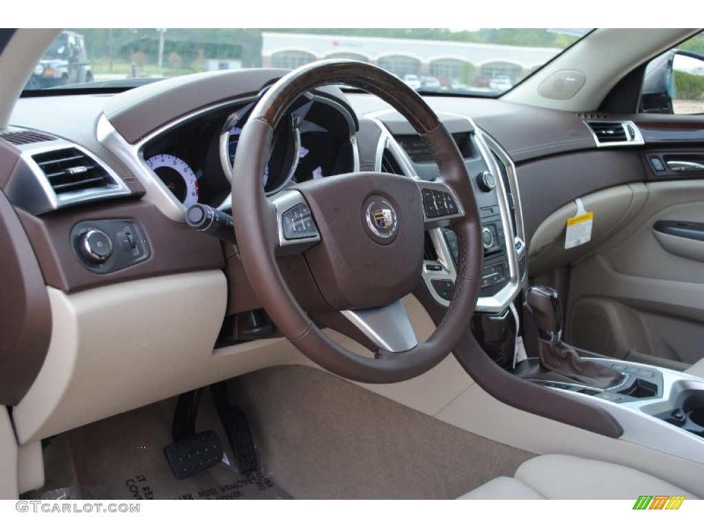 2012 Cadillac SRX Performance Shale/Brownstone Dashboard Photo #53748805