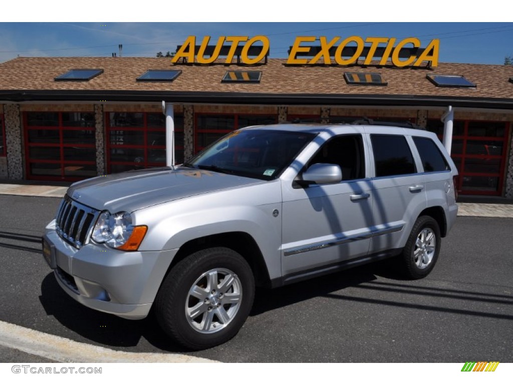 2008 Grand Cherokee Limited 4x4 - Bright Silver Metallic / Dark Slate Gray/Light Graystone photo #1