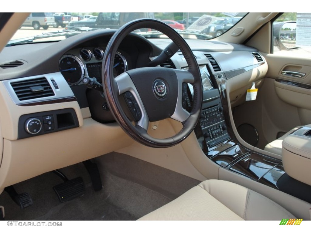 2012 Cadillac Escalade Luxury Cashmere/Cocoa Dashboard Photo #53749377