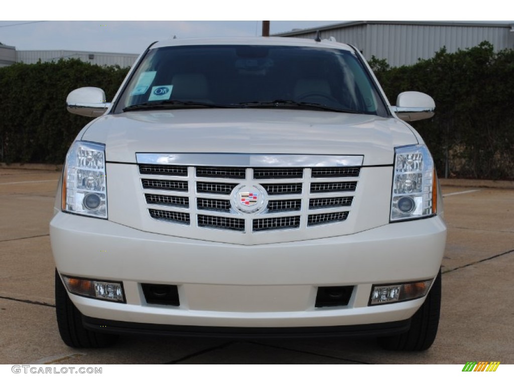 White Diamond Tricoat 2012 Cadillac Escalade ESV Luxury Exterior Photo #53750004