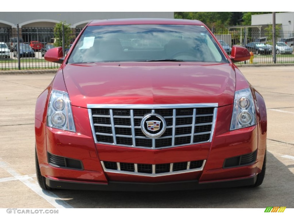 Crystal Red Tintcoat 2012 Cadillac CTS 3.0 Sedan Exterior Photo #53750355