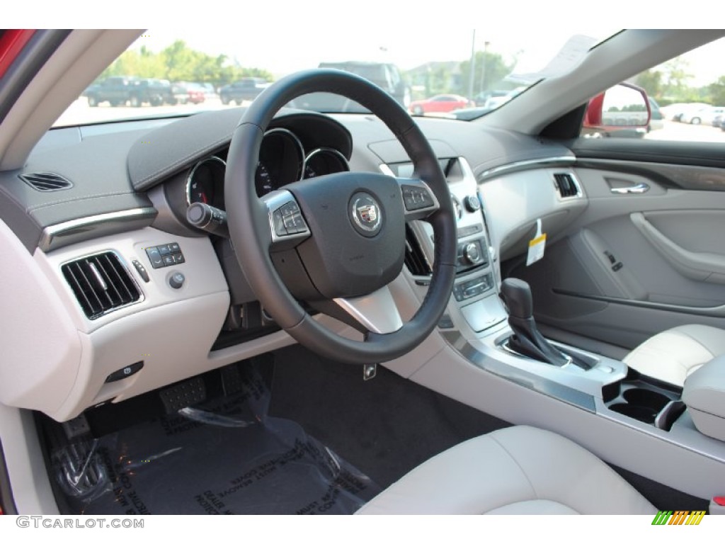 2012 CTS 3.0 Sedan - Crystal Red Tintcoat / Light Titanium/Ebony photo #13