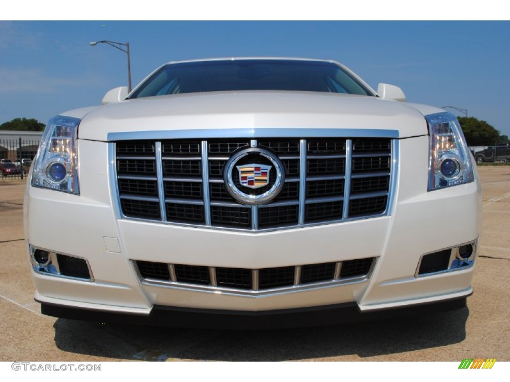 White Diamond Tricoat 2012 Cadillac CTS 3.6 Sedan Exterior Photo #53750523