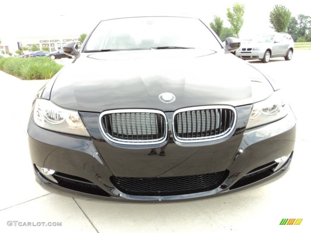 2011 3 Series 328i Sedan - Jet Black / Black Dakota Leather photo #5