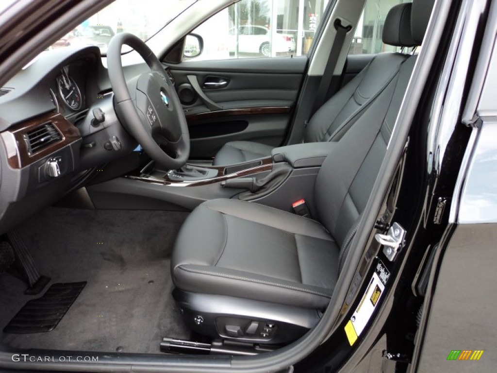 2011 3 Series 328i Sedan - Jet Black / Black Dakota Leather photo #7