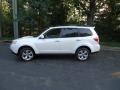 Satin White Pearl 2009 Subaru Forester 2.5 XT Limited Exterior