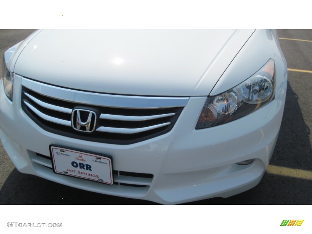 2012 Accord EX-L V6 Sedan - White Orchid Pearl / Ivory photo #9