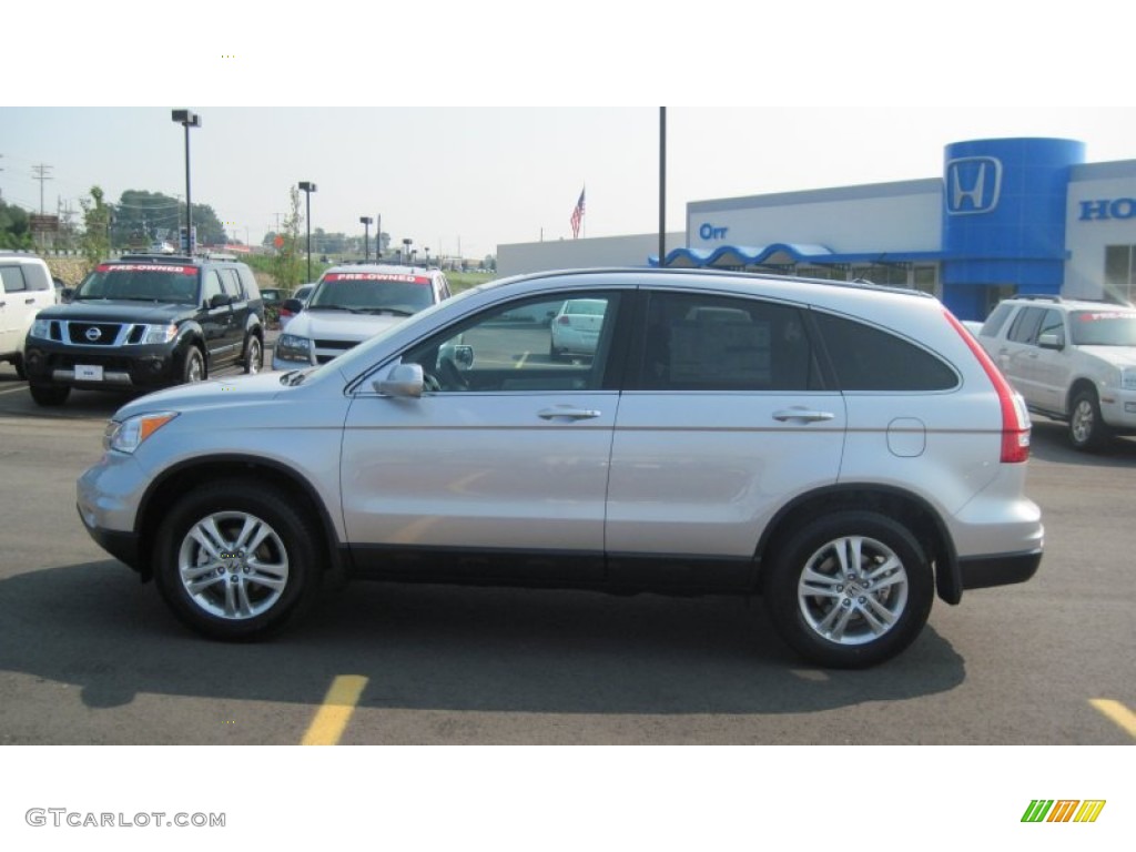 2011 CR-V EX-L - Alabaster Silver Metallic / Gray photo #2