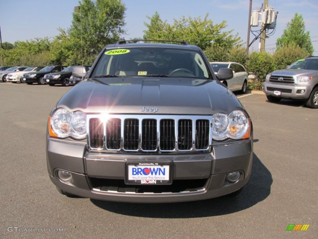 2008 Grand Cherokee Limited 4x4 - Mineral Gray Metallic / Dark Khaki/Light Graystone photo #2