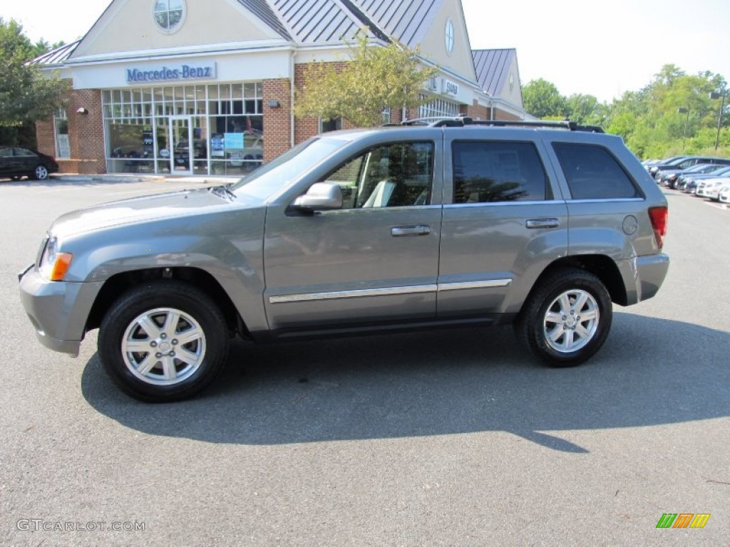 2008 Grand Cherokee Limited 4x4 - Mineral Gray Metallic / Dark Khaki/Light Graystone photo #6