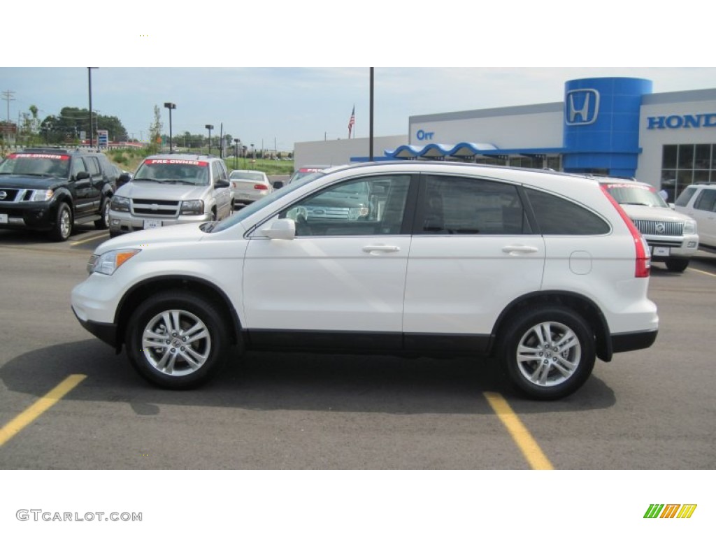2011 CR-V EX-L - Taffeta White / Gray photo #2