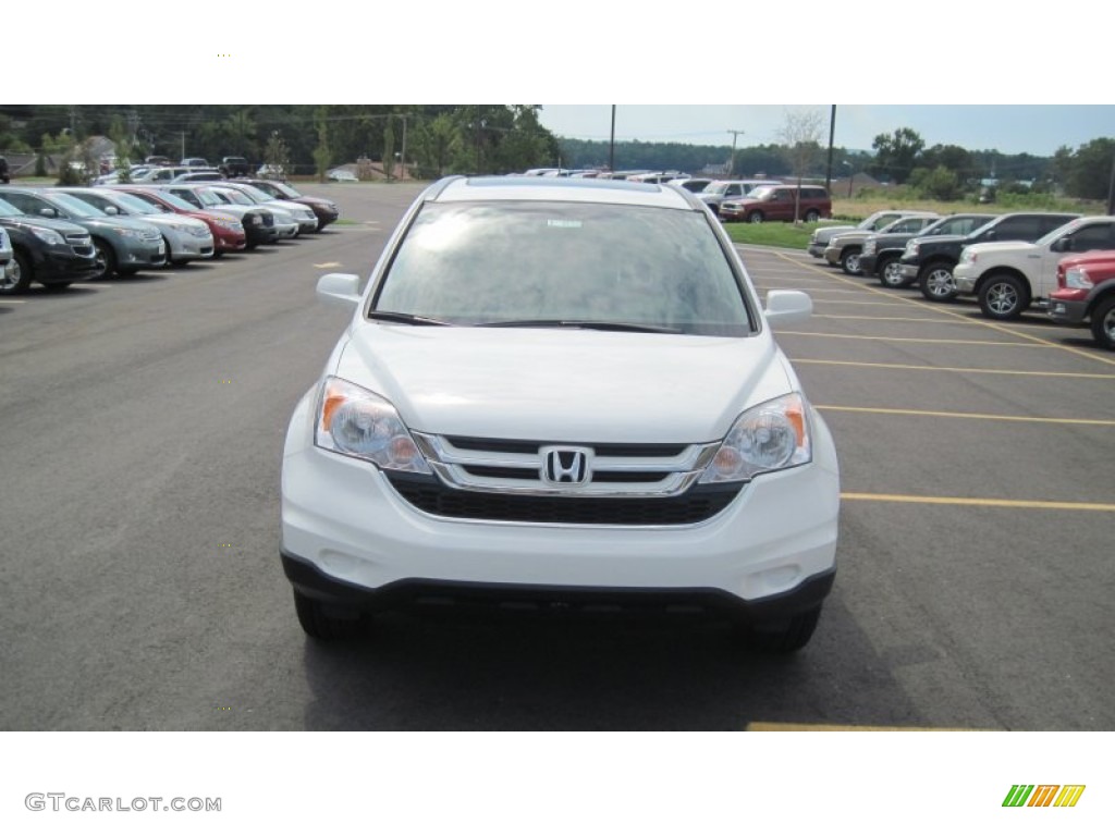 2011 CR-V EX-L - Taffeta White / Gray photo #8