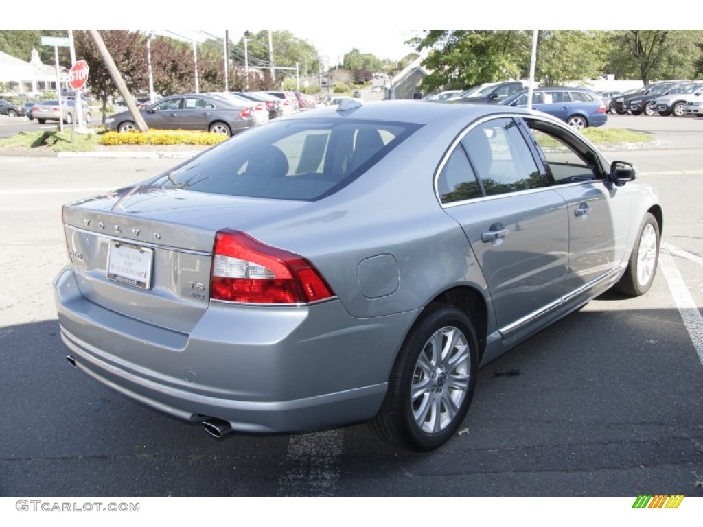 2011 S80 T6 AWD - Electric Silver Metallic / Anthracite Black photo #6