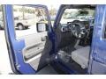 2009 Deep Water Blue Pearl Jeep Wrangler Unlimited Sahara 4x4  photo #13