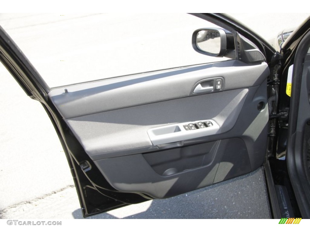 2008 Volvo V50 2.4i Off Black Door Panel Photo #53755533