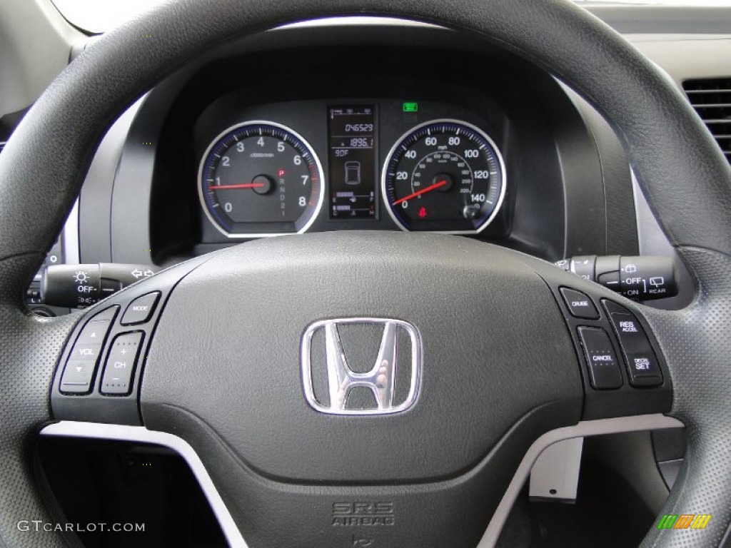 2009 Honda CR-V EX Gray Steering Wheel Photo #53755785