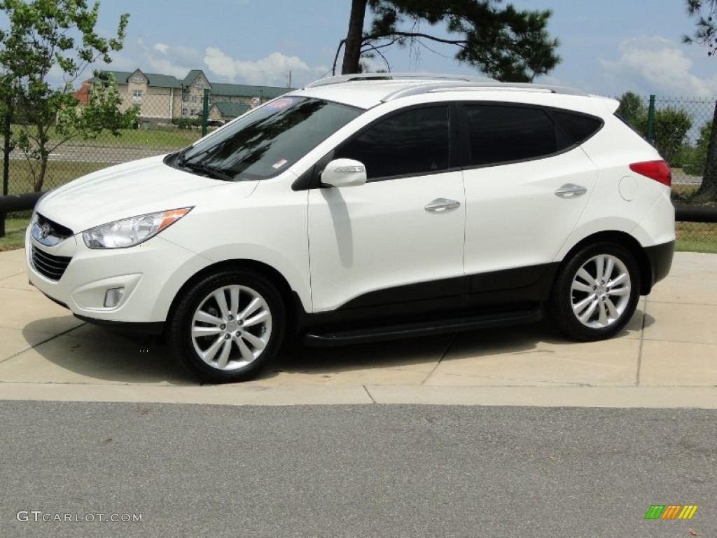 2010 Tucson Limited - Cotton White / Taupe photo #9