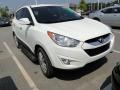 2010 Cotton White Hyundai Tucson Limited  photo #12