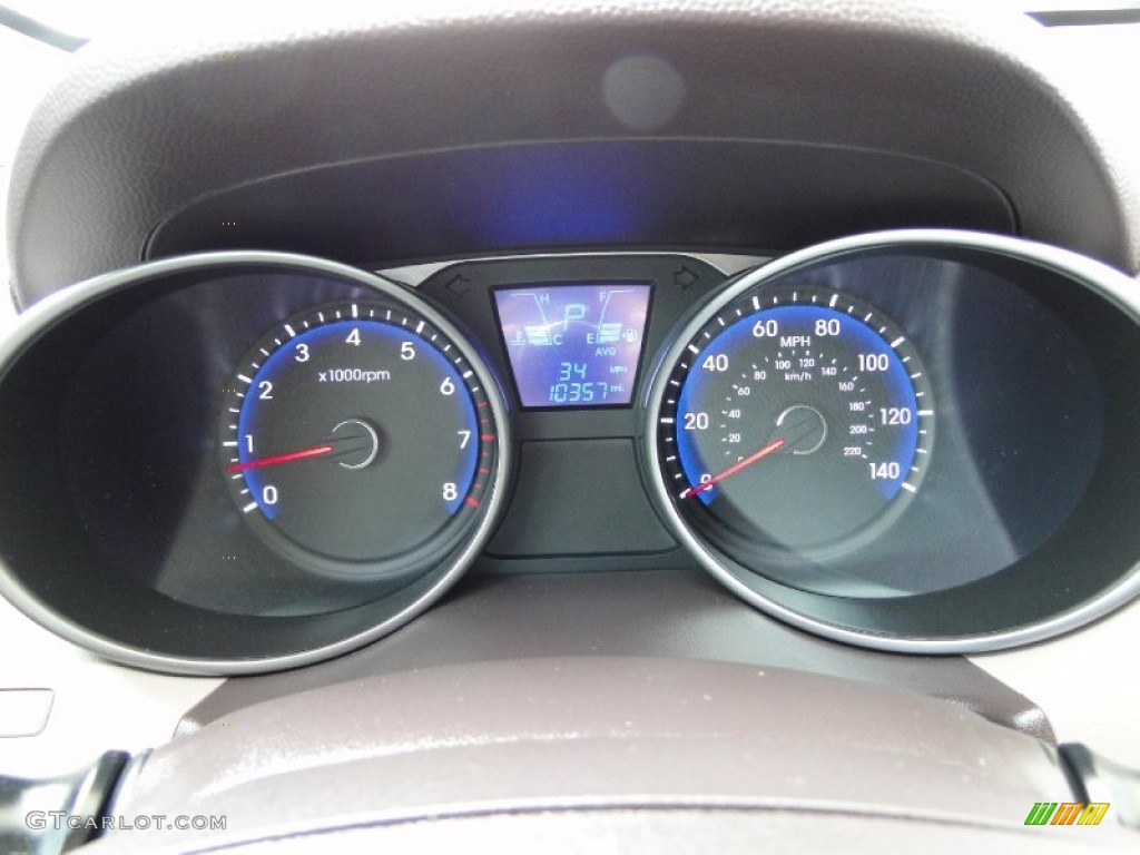 2010 Hyundai Tucson Limited Gauges Photo #53756261