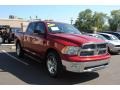 2010 Inferno Red Crystal Pearl Dodge Ram 1500 ST Crew Cab 4x4  photo #3