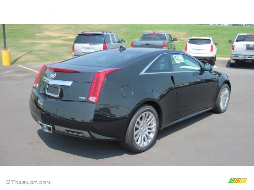 Black Diamond Tricoat 2012 Cadillac CTS Coupe Exterior Photo #53757614