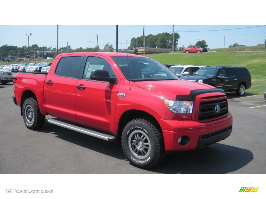 2011 Tundra TRD Rock Warrior CrewMax 4x4 - Radiant Red / Black photo #7