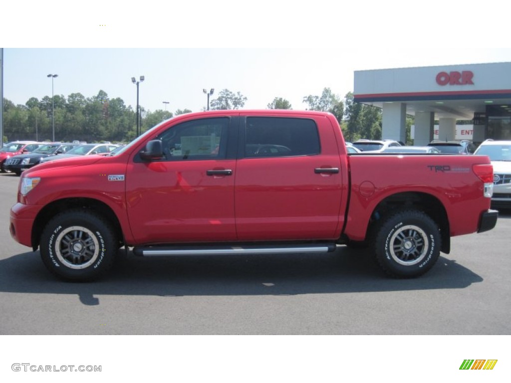 2011 Tundra TRD Rock Warrior CrewMax 4x4 - Radiant Red / Black photo #2