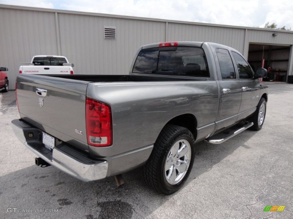 2005 Ram 1500 SLT Quad Cab - Mineral Gray Metallic / Dark Slate Gray photo #10